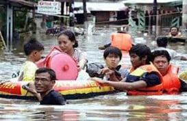 Banjir Jakarta, 24.000 Warga Terendam Air